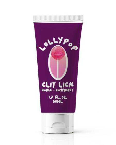 GEL PARA SEXO ORAL COM SABOR A FRAMBOESA LOLLYPOP CLIT LICK 1.7 FL OZ/ 50 ML PHARMQUESTS