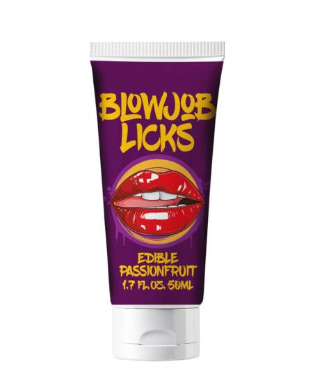 GEL PARA SEXO ORAL COM SABOR A MARACUJÁ BLOW JOB LICKS 1.7 FL OZ/ 50 ML PHARMQUESTS