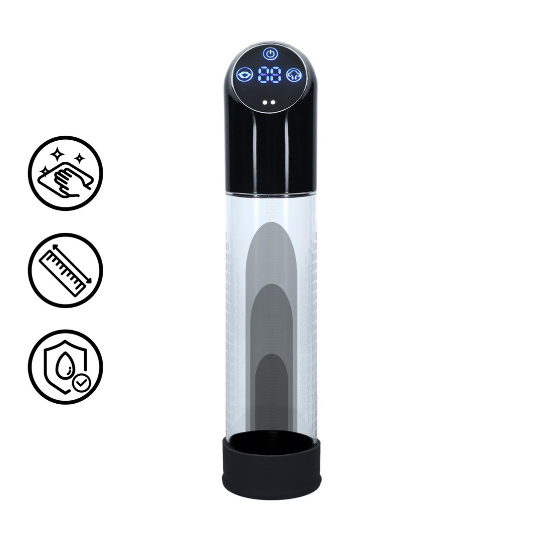 BOMBA AUTOMÁTICA PARA PÉNIS PRETA PUMPED - Image 3