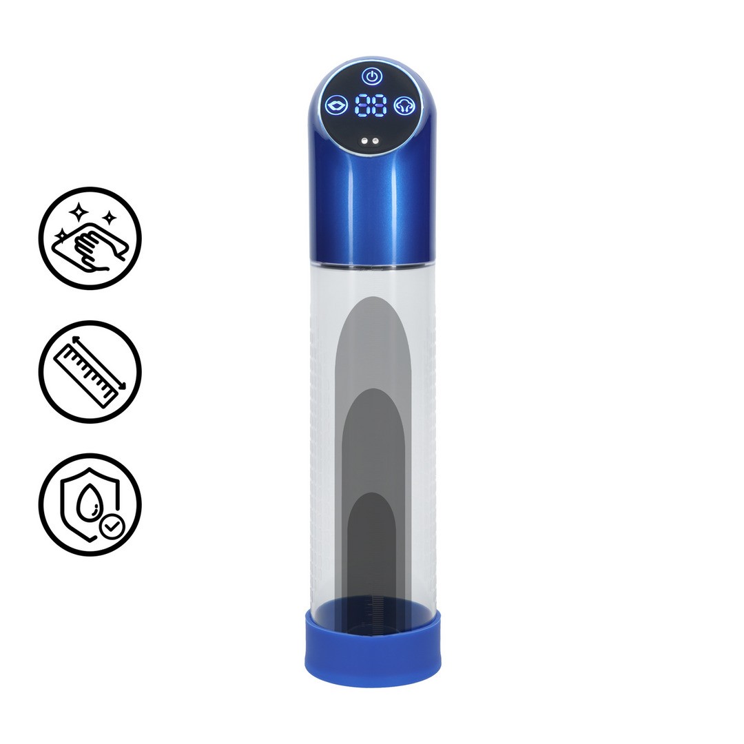 BOMBA AUTOMÁTICA PARA PÉNIS METAL BLUE PUMPED - Image 3