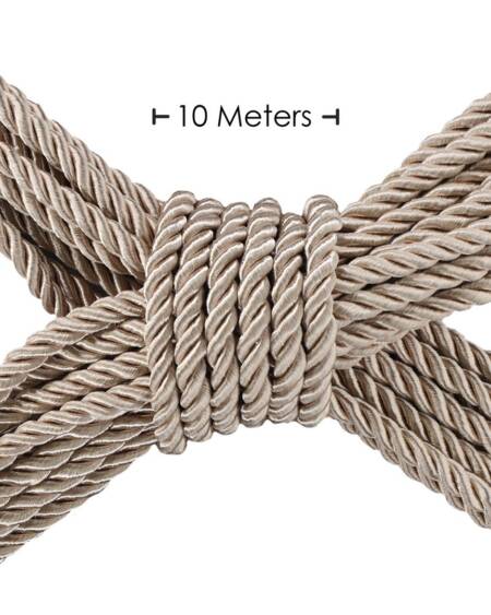 CORDA DE POLIÉSTER PARA BONDAGE 32.8 FT / 10 M DOURADA OUCH!