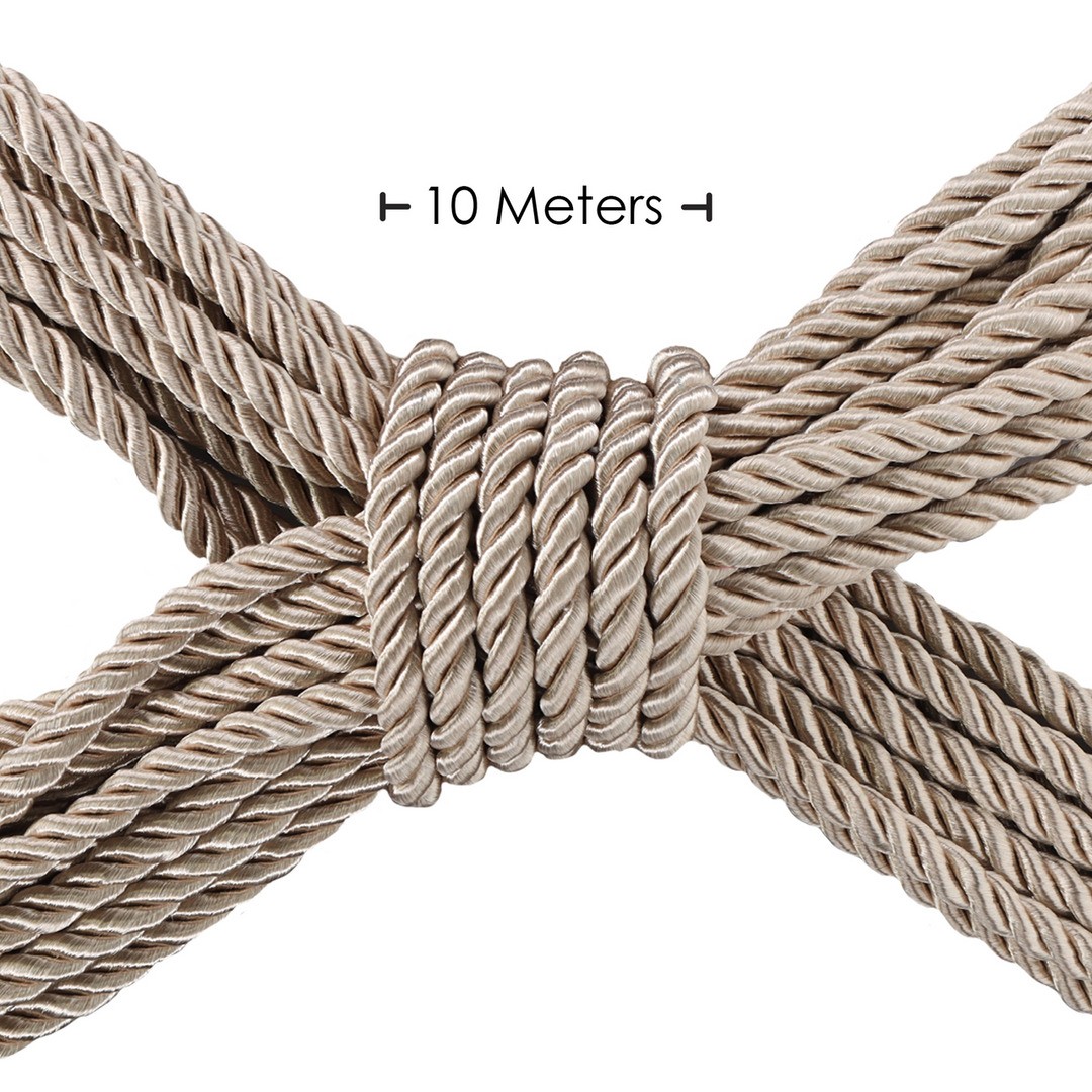 CORDA DE POLIÉSTER PARA BONDAGE 32.8 FT / 10 M DOURADA OUCH!