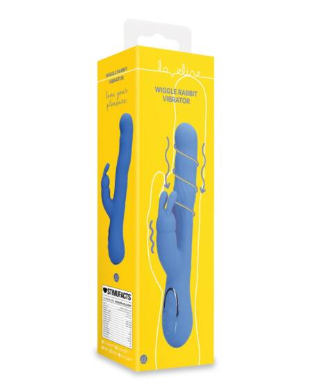 VIBRADOR WIGGLE RABBIT JETSET BLUE LOVELINE