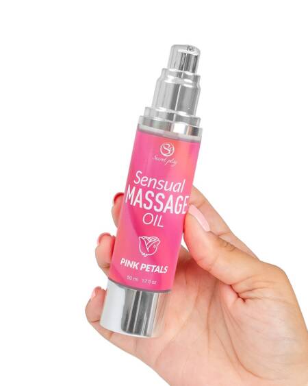 ÓLEO DE MASSAGEM AROMA PÉTALAS DE ROSA 50 ML SECRET PLAY
