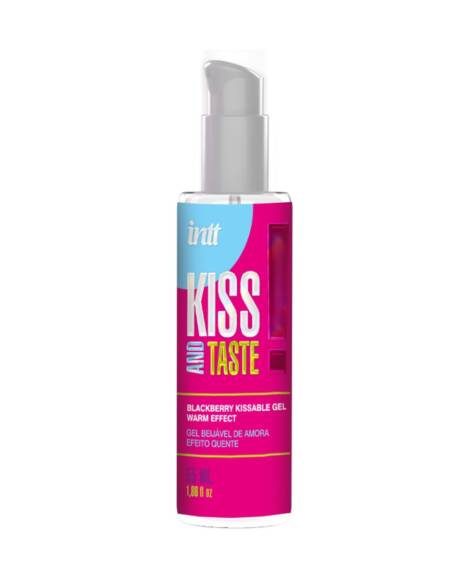 GEL BEIJÁVEL COM EFEITO CALOR KISS AND TASTE AROMA AMORA INTT 55ML