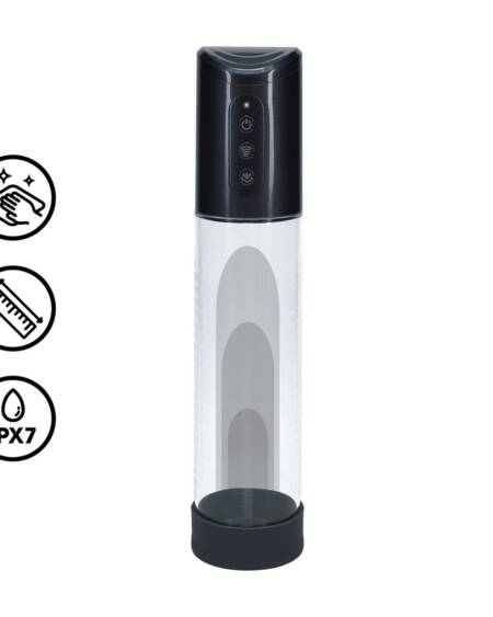 BOMBA RECARREGÁVEL PARA O PÉNIS HYPERPUMP GUN METAL PUMPED