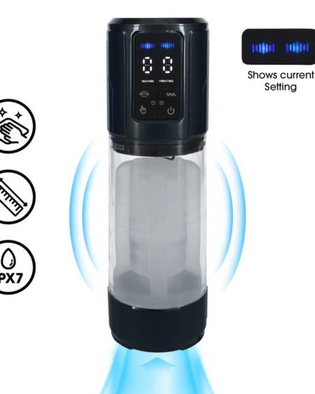 BOMBA MASTURBADORA PARA O PÉNIS ULTRALIF GUN METAL PUMPED
