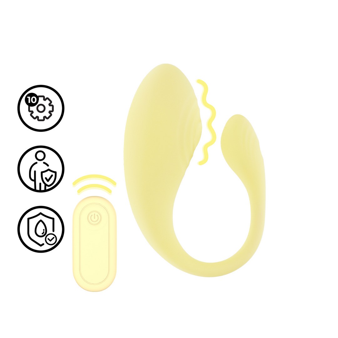 OVO VIBRATÓRIO COM COMANDO G-SPOT VIBE AMARELO LOVELINE - Image 7