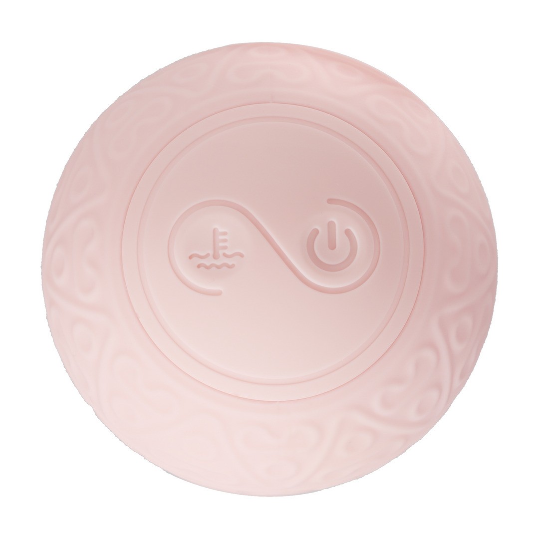 MASSAJADOR COM VIBRAÇÃO E FUNÇÃO DE AQUECIMENTO ROSA LOVELINE - Image 4