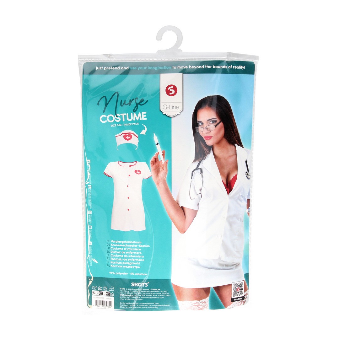FANTASIA DE ENFERMEIRA BRANCO S-LINE - Image 5