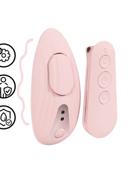 VIBRADOR DE CUECA COM COMANDO CÉLESTE ROSA LOVELINE