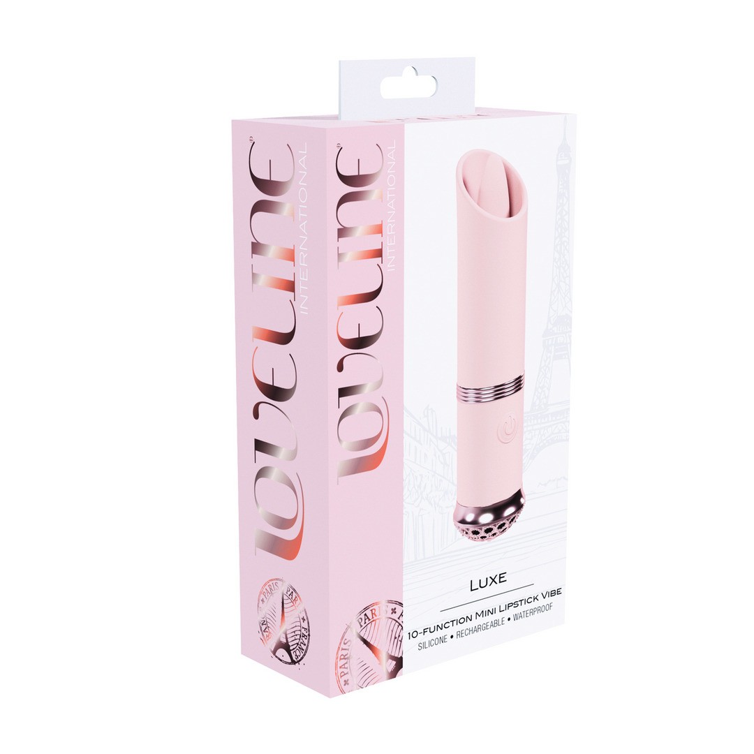 VIBRADOR LUXE MINI LIPSTICK VIBE ROSA LOVENILE - Image 3