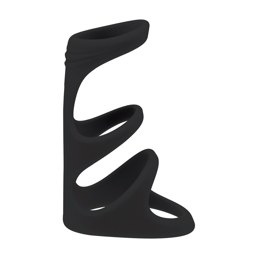 ANEL PARA O PÉNIS 3 LOOP PRETO LEVELZ