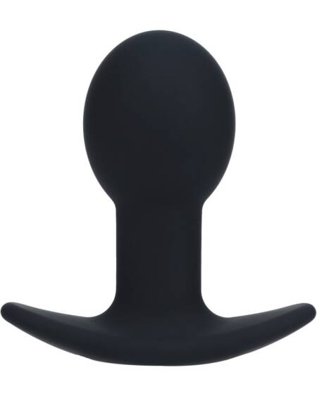PLUG ANAL EM SILICONE COM VIBRAÇÃO SINGLE BULB PRETO LEVELZ