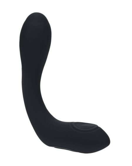 ESTIMULADOR DE PRÓSTATE FLEXÍVEL EM SILICONE COM VIBRAÇÃO E FUNÇÃO DE AQUECIMENTO PRETO LEVELZ