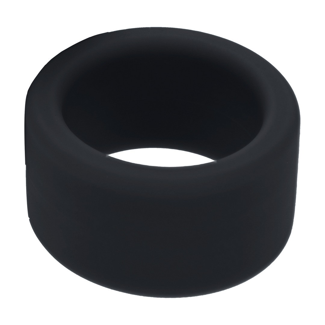 EXTENSOR DE TESTÍCULOS EM SILICONE LÍQUIDO M 34MM PRETO LEVELZ