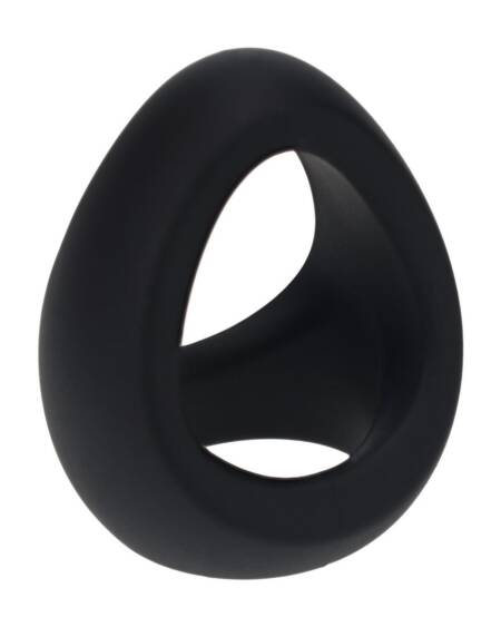ANEL PARA O PÉNIS EM SILICONE SOFT TRI O PRETO LEVELZ