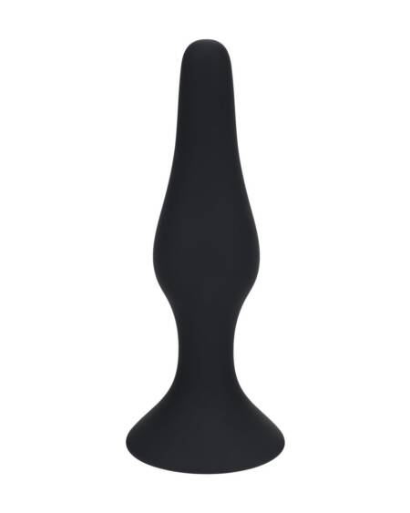 PLUG ANAL DE SILICONA SLIM L PRETO LEVELZ