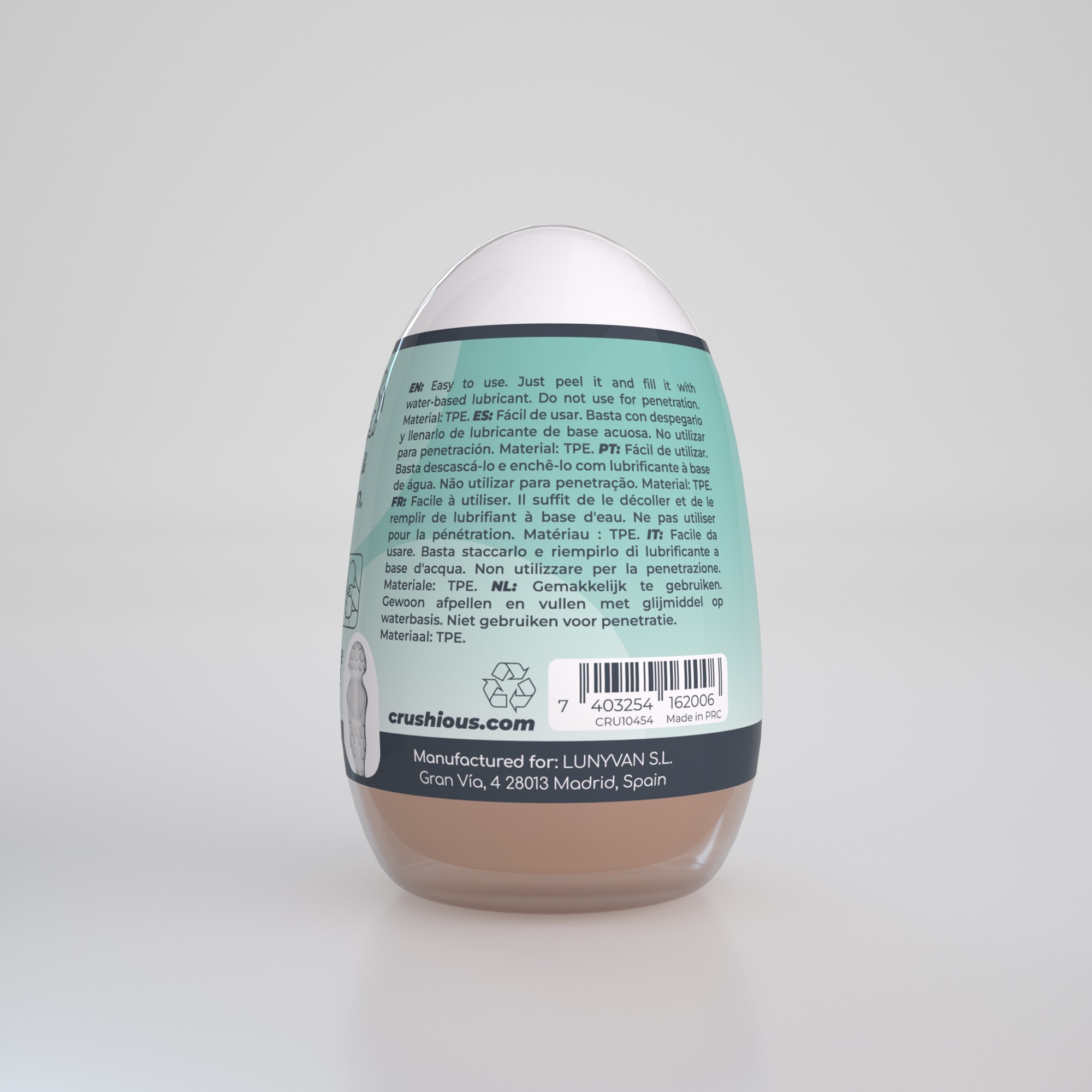 OVO MASTURBADOR EZY EGG THE NOVICE CRUSHIOUS - Image 7