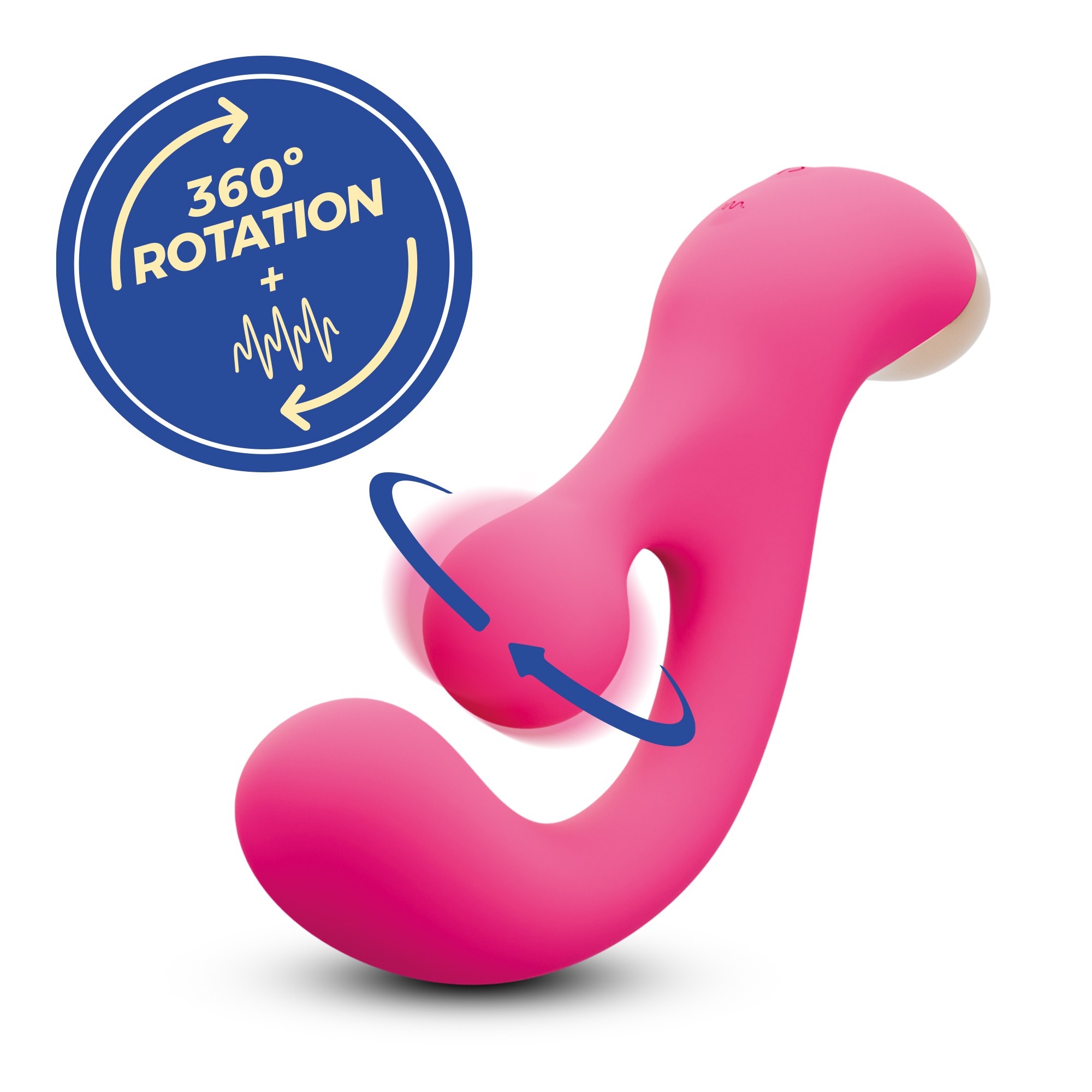PLEASER VIBRADOR COM ESTIMULAÇÃO ROTATIVA CRUSHIOUS - Image 5