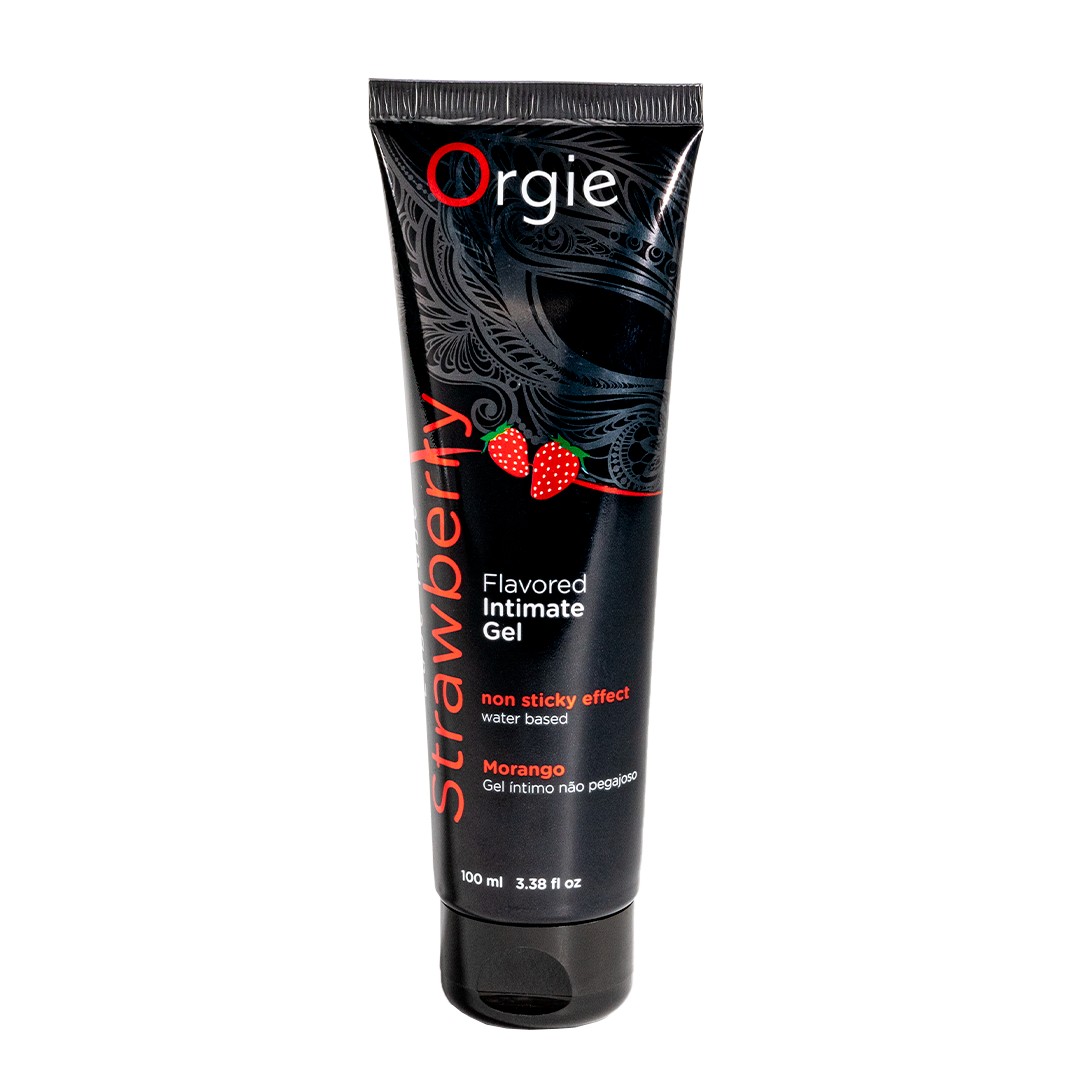 LUBRICANTE A BASE DE AGUA CON SABOR A FRESA 100ML ORGIE - Image 5