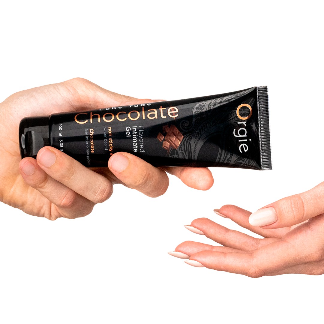 LUBRICANTE A BASE DE AGUA CON SABOR A CHOCOLATE 100ML ORGIE - Image 4