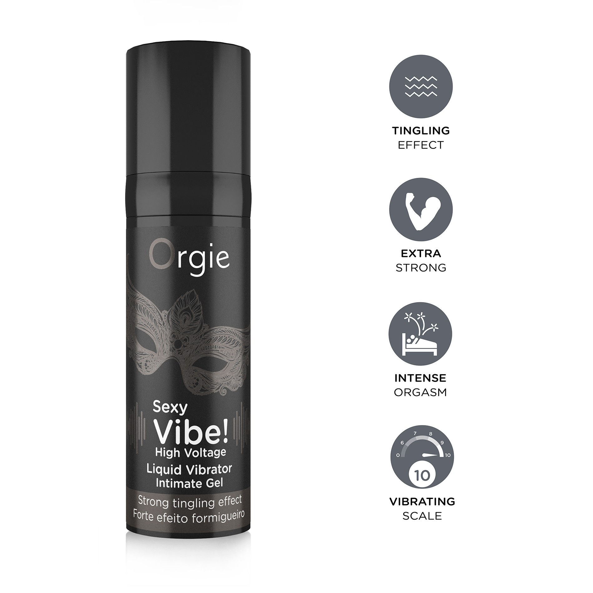 GEL CON VIBRACIÓN SEXY VIBE HIGH VOLTAGE 15ML ORGIE - Image 5