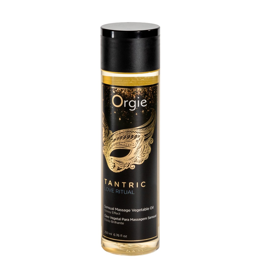 ACEITE DE MASAJE CON EFECTO BRILLANTE TANTRIC LOVE RITUAL 200ML ORGIE - Image 5