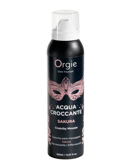 ESPUMA DE MASSAGEM CRACKELING ACQUA CROCCANTE SAKURA 150ML ORGIE