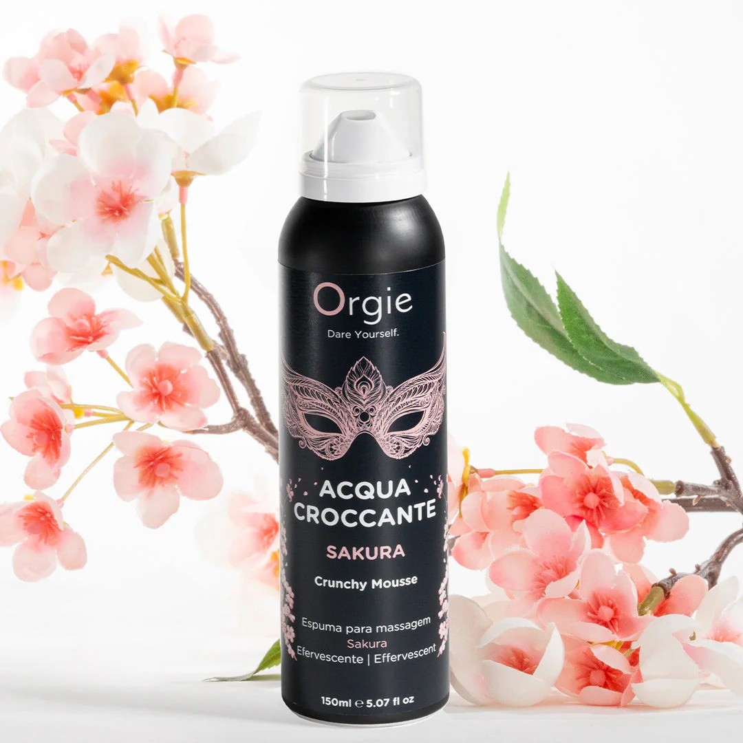 ESPUMA DE MASSAGEM CRACKELING ACQUA CROCCANTE SAKURA 150ML ORGIE - Image 4