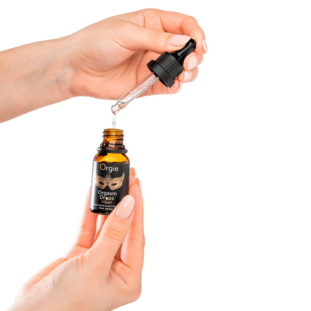 GOTAS CON EFECTO VIBRATORIO ORGASM DROPS VIBE 15ML ORGIE - Image 4