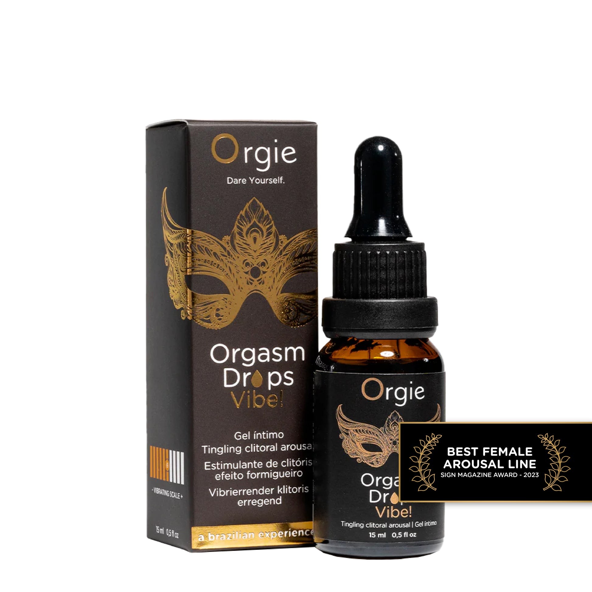 GOTAS CON EFECTO VIBRATORIO ORGASM DROPS VIBE 15ML ORGIE - Image 5