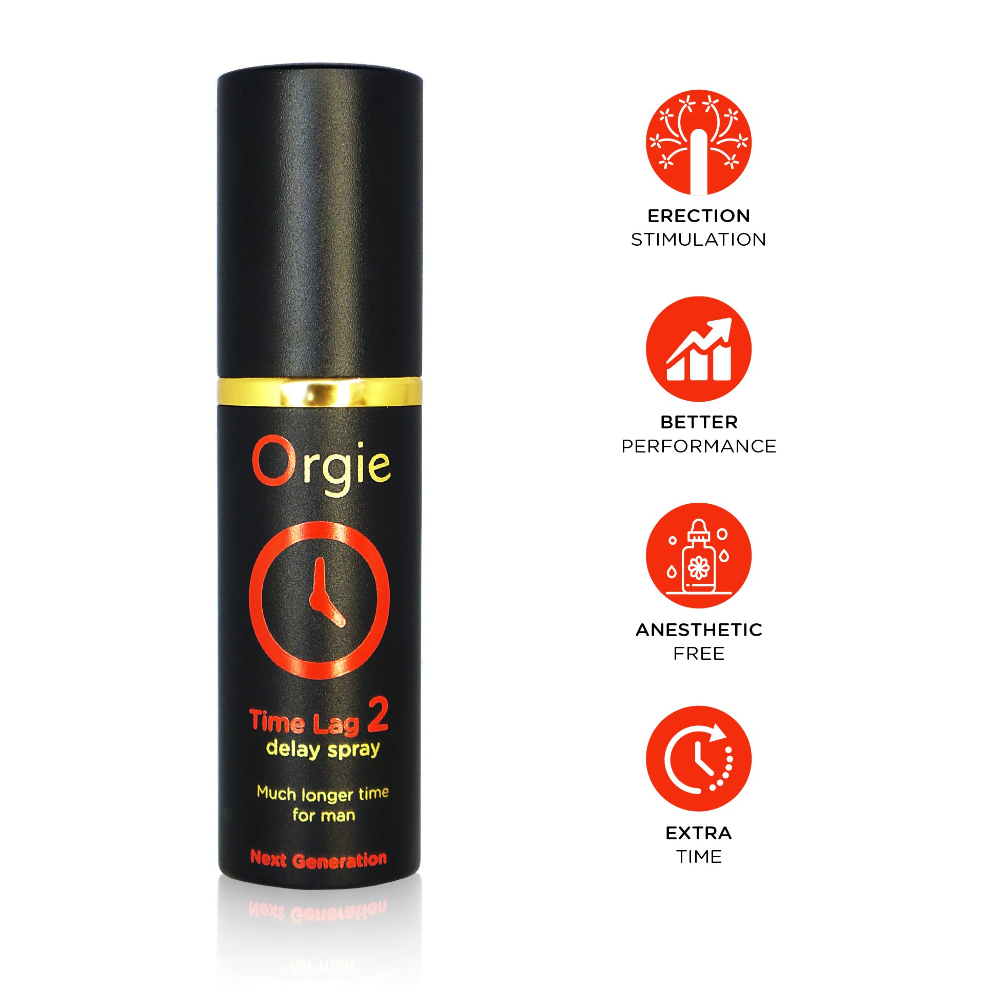 RETARDANTE EN SPRAY TIME LAG 2 DELAY SPRAY 10ML ORGIE - Image 5