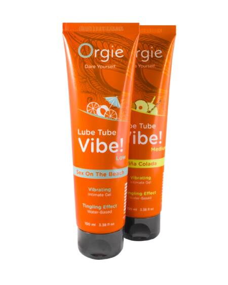 LUBRIFICANTE LUBE TUBE VIBE! SEX ON THE BEACH INTENSIDADE BAIXA ORGIE 100ML