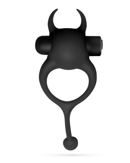 DAEMON ANILLO PARA EL PENE CON BALA RECARGABLE NEGRO CRUSHIOUS