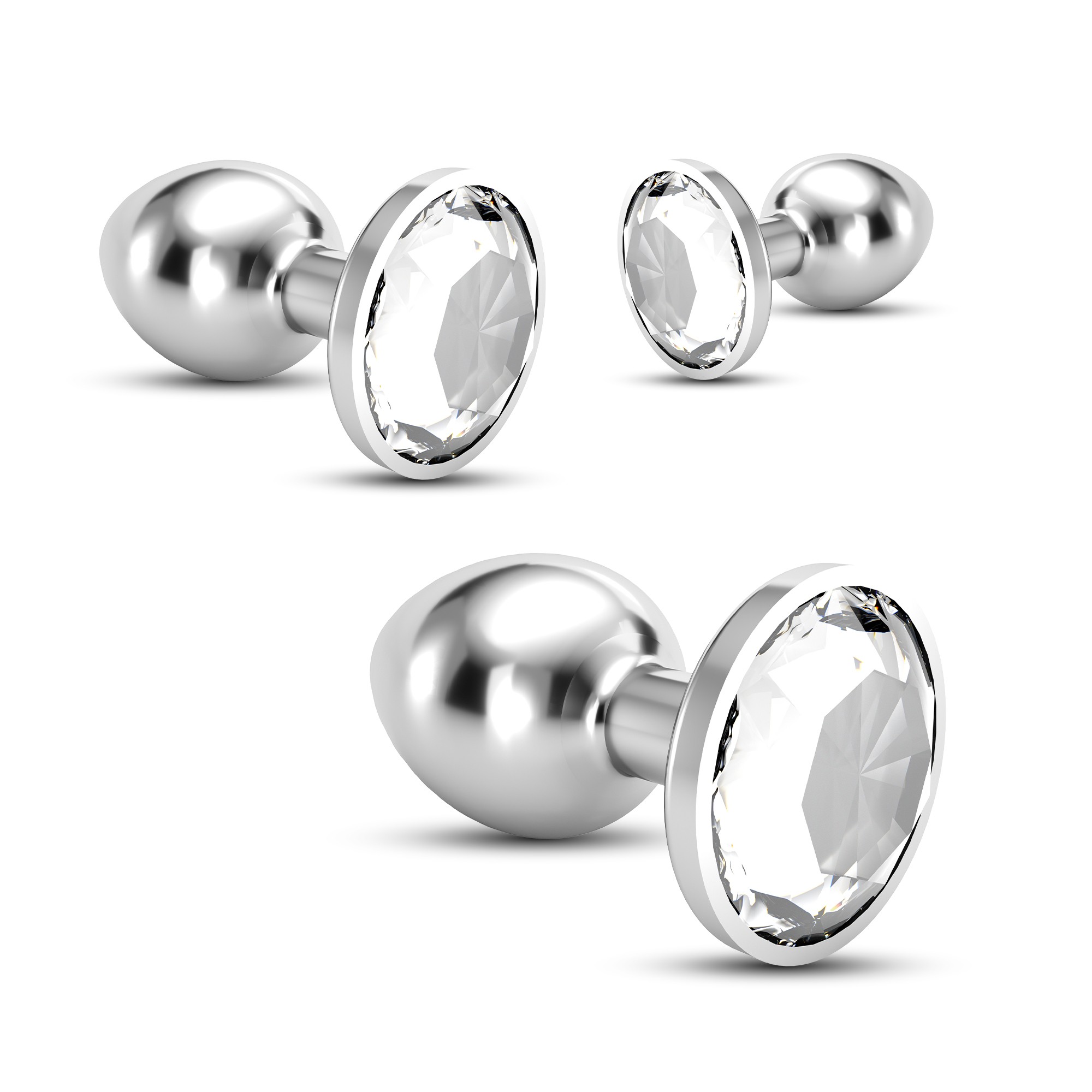 ANAL TRAIN TRIO BIJOU TRANSPARENTE CRUSHIOUS CON BOLSAS INDIVIDUALES GRATIS - Image 5
