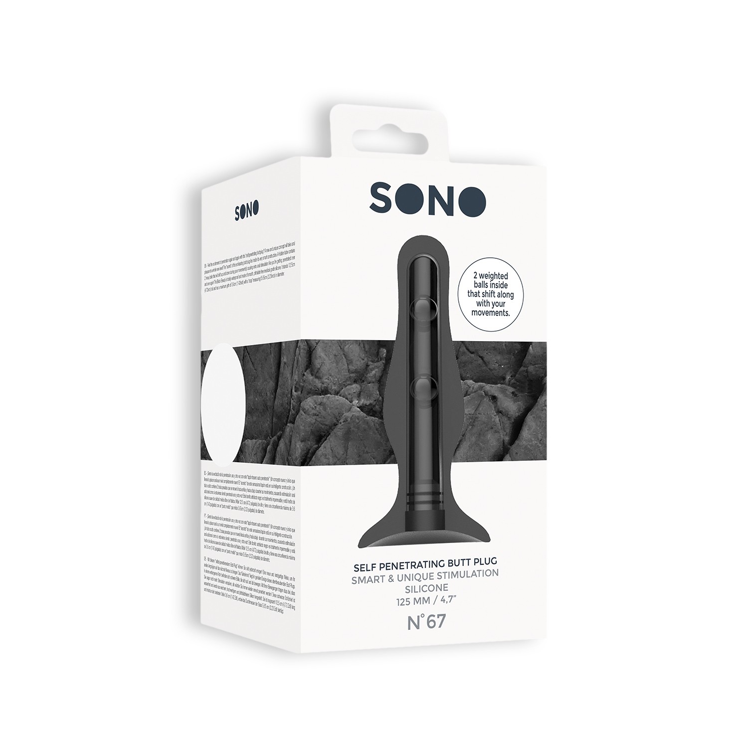 PLUG ANAL NO.67 SELF PENETRATING BUTT PLUG SONO - Image 3