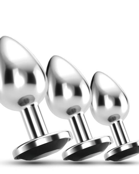 ANAL TRAIN TRIO BIJOU NEGRO CRUSHIOUS CON BOLSAS INDIVIDUALES GRATIS