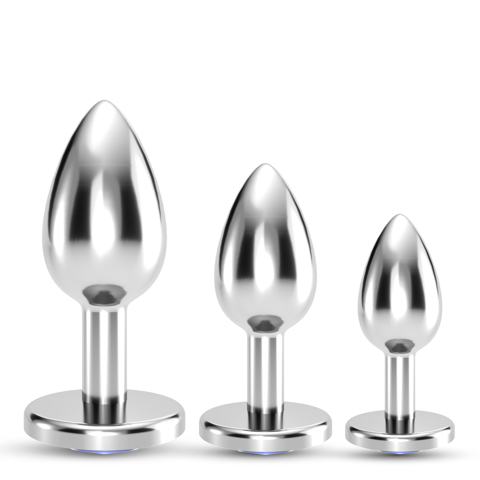 ANAL TRAIN TRIO BIJOU AZUL CRUSHIOUS CON BOLSAS INDIVIDUALES GRATIS - Image 3