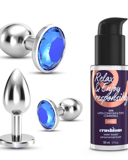 BIJOU ANAL WET TRAIN TRIO CRUSHIOUS AZUL