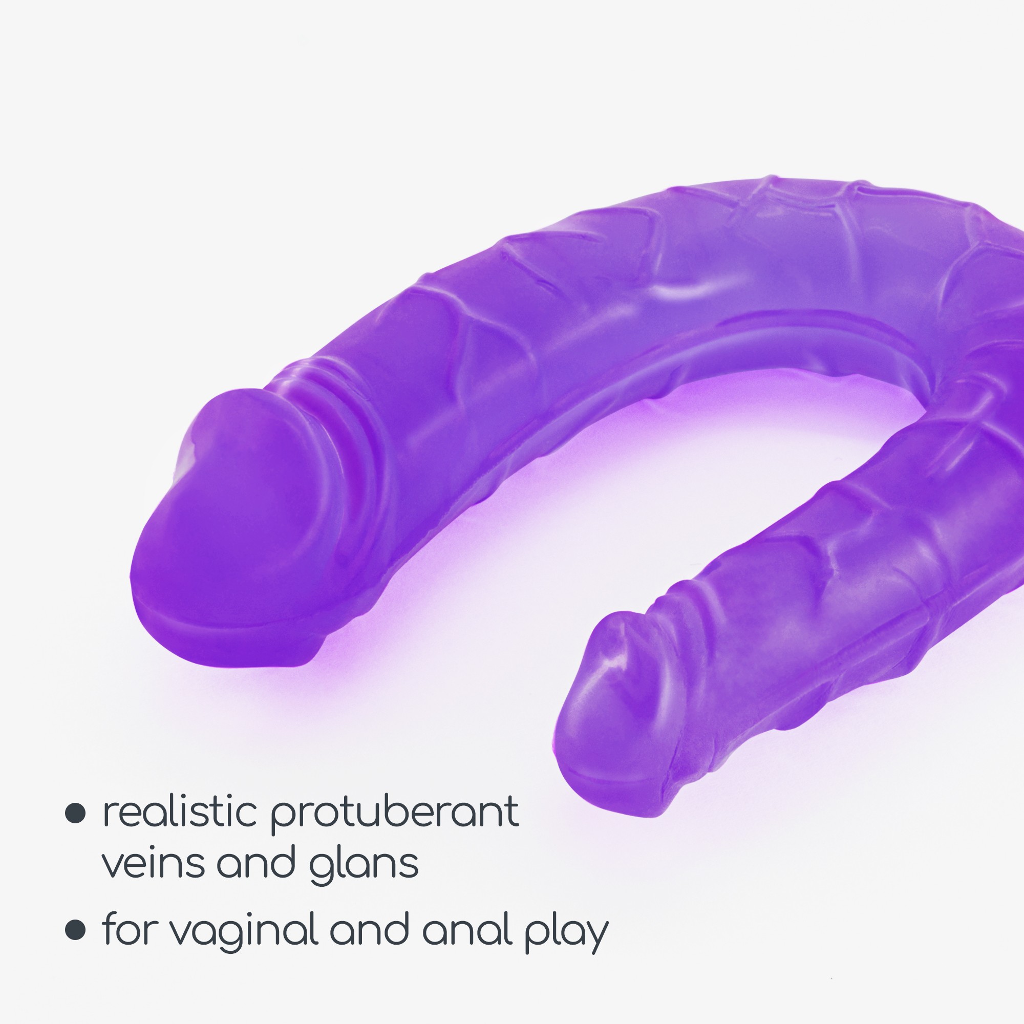 DEEP DIVER DILDO DOBLE CON LUBRICANTE ANAL 50ML CRUSHIOUS MORADO - Image 7