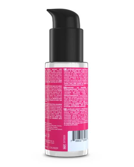 ME LO COMO CONJUNTO DE ESPOSAS DE VELCRO + ANTIFAZ SATINADO Y LUBRICANTE BESABLE DE FRESA CRUSHIOUS