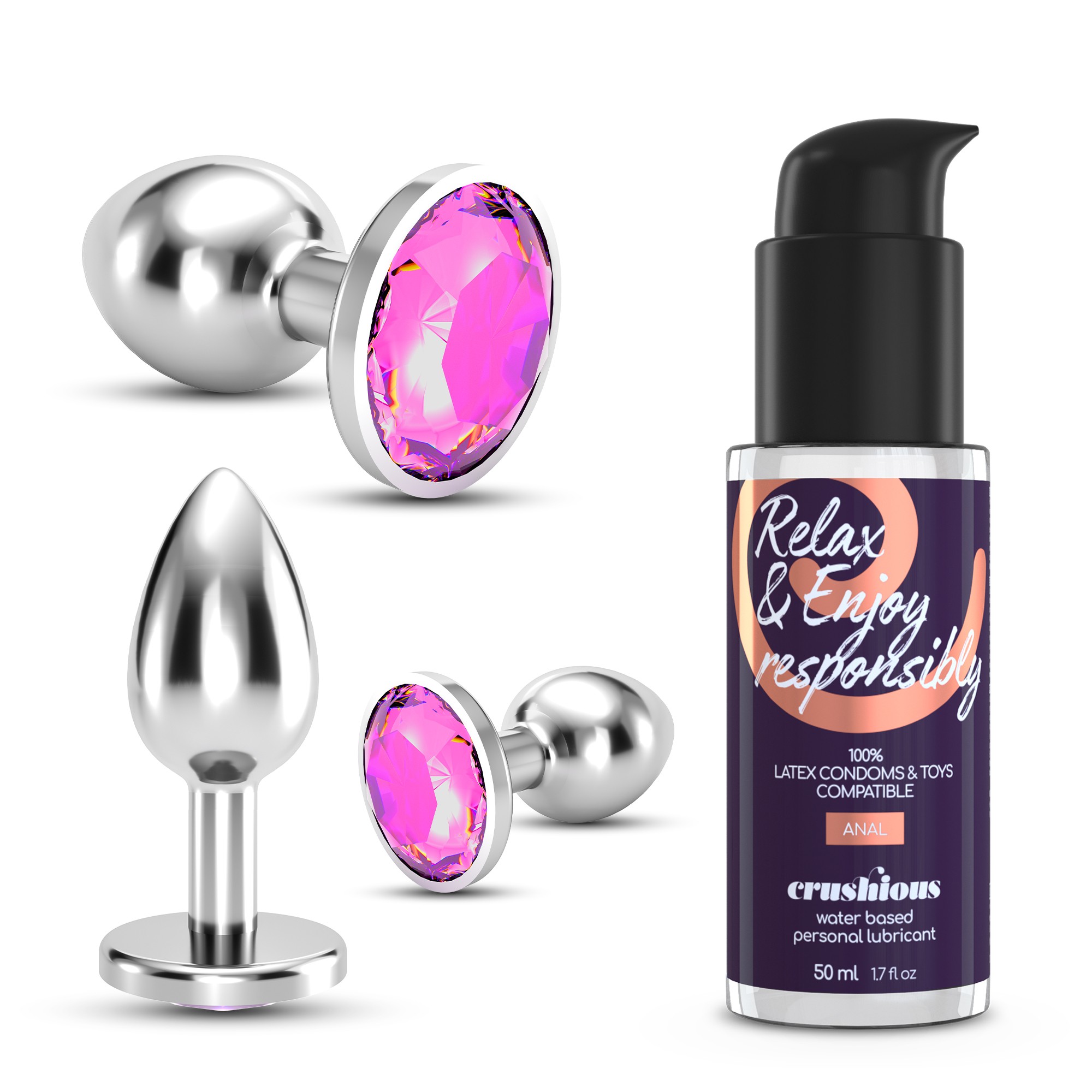 BIJOU ANAL WET TRAIN TRIO CRUSHIOUS ROSA - Image 6