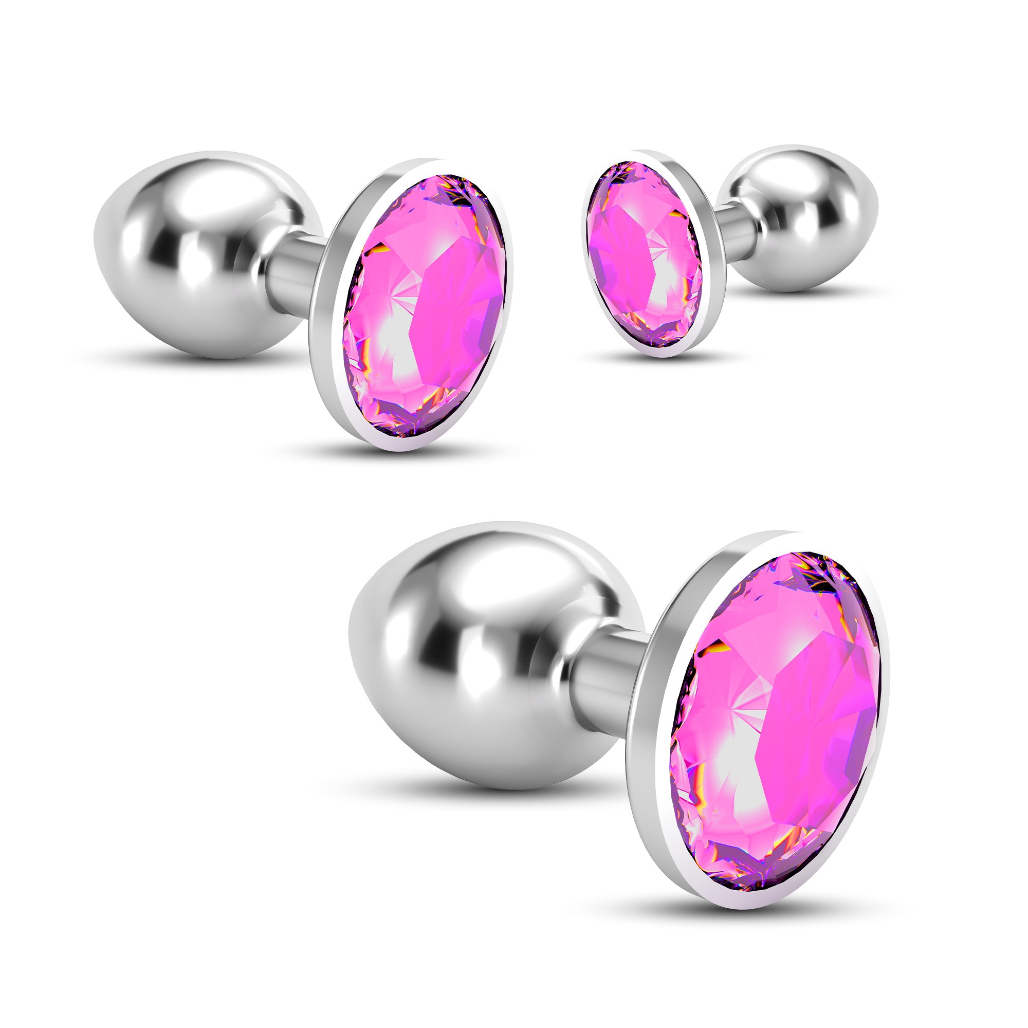 ANAL TRAIN TRIO BIJOU ROSA CRUSHIOUS CON BOLSAS INDIVIDUALES GRATIS - Image 5