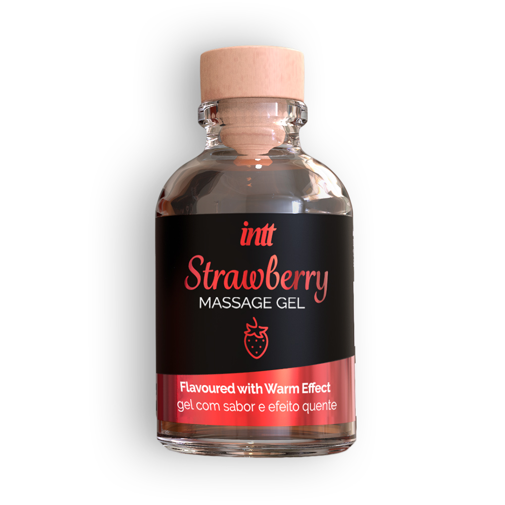 GEL DE MASAJE CON SABOR A FRESA INTT 30ML - Image 4