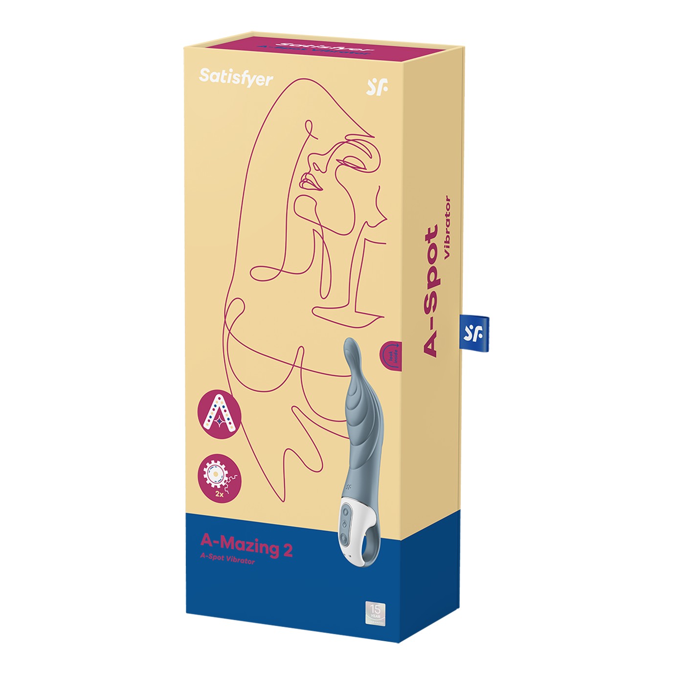ESTIMULADOR DEL PUNTO-G A-MAZING 2 SATISFYER GRIS - Image 9