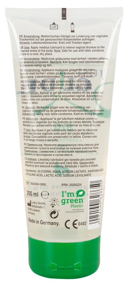 LUBRICANTE JUST GLIDE BIO 200ML