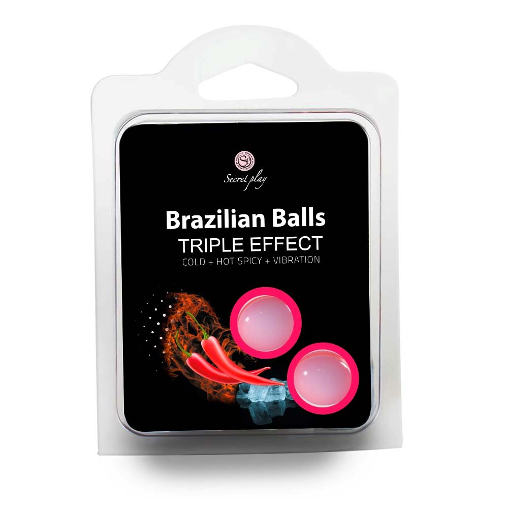 BOLAS LUBRICANTES BRAZILIAN BALLS EFECTO TRIPLO 2 X 4GR - Image 3
