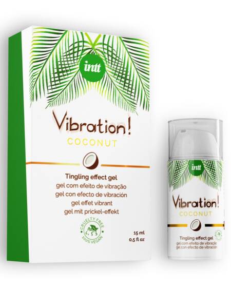 GEL CON VIBRACIÓN VEGANO VIBRATION COCO INTT 15ML