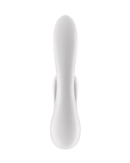 VIBRADOR DOUBLE FLEX CON APP SATISFYER BLANCO